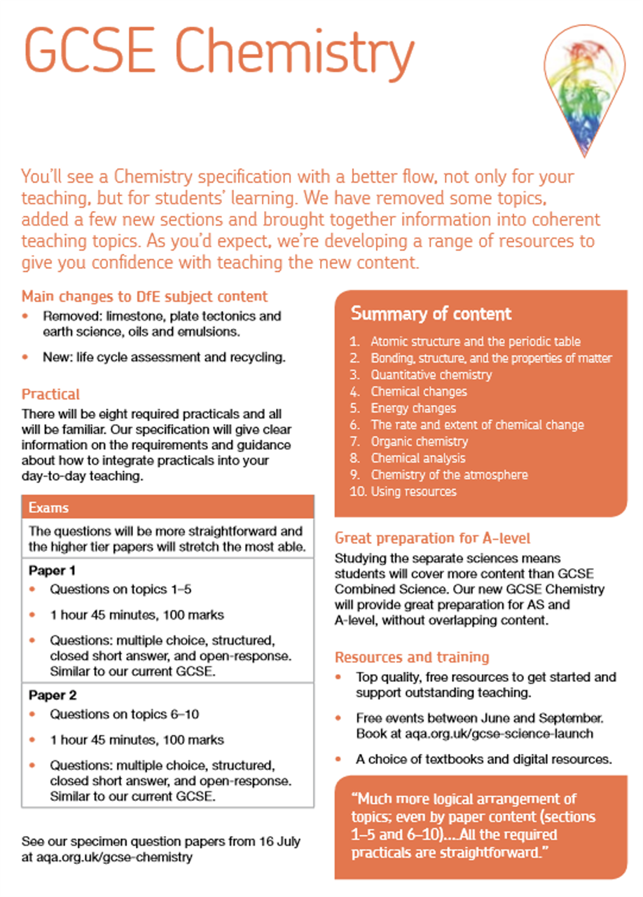Gcse triple science ks4 wilmslow high school